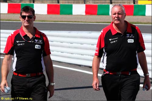 Грэм Лоудон с руководителем Marussia F1 Джоном Бутом