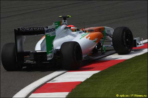 Пол ди Реста за рулем Force India 