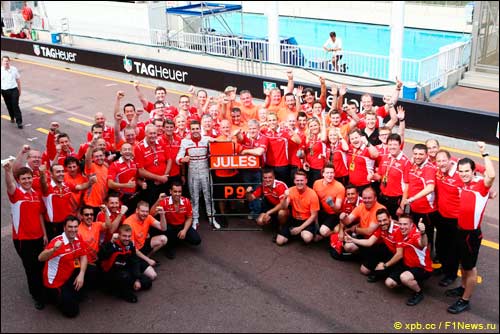 В Marussia празднуют успех в Монако