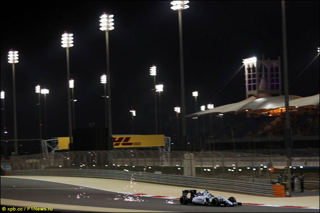 Валттери Боттас на прошлогоднем Гран При Бахрейна