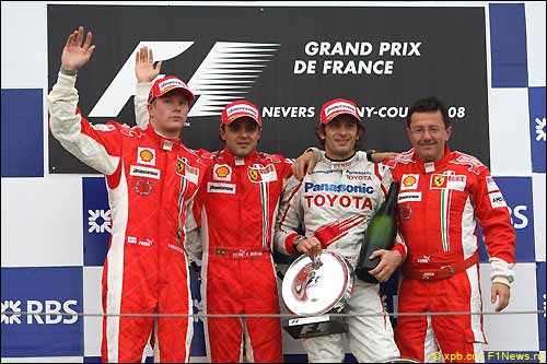Подиум Гран При Франции