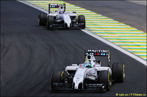 Пилоты Williams на Гран При Бразилии