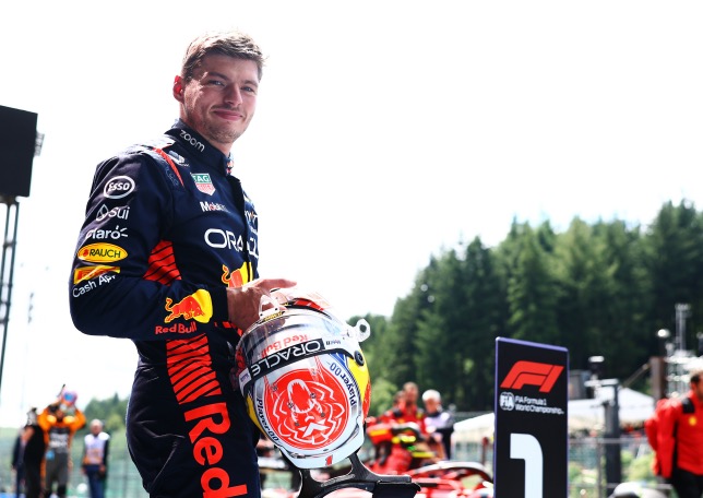 Макс Ферстаппен после победы в Бельгии, фото пресс-службы Red Bull Racing