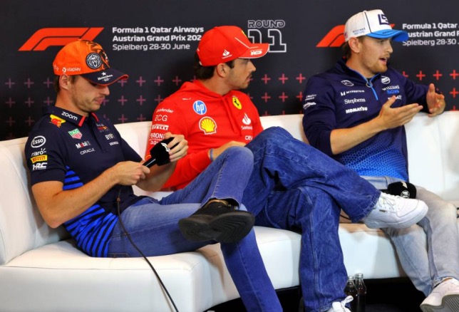 Макс Ферстаппен появился на пресс-конференции FIA с большим опозданием, фото XPB