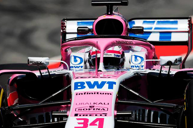 Никита Мазепин за рулём Force India