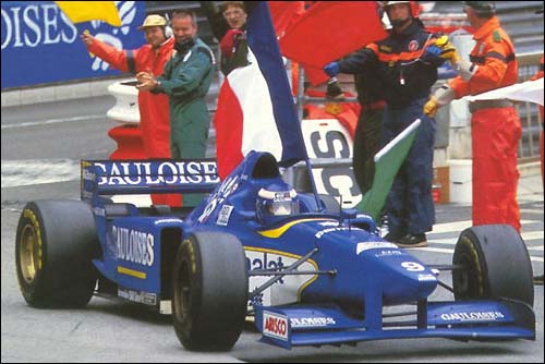 Оливье Панис, победитель Гран При Монако 1996 года