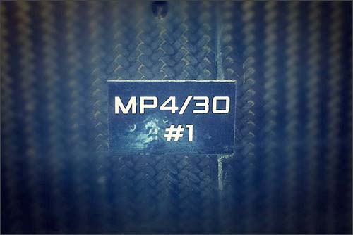 Первое изображение одной из деталей MP4-30