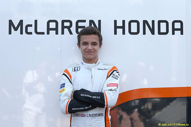 Ландо Норрис, участник молодёжной программы McLaren