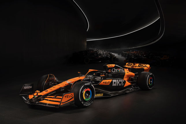 Раскраска McLaren для сезона 2024 года