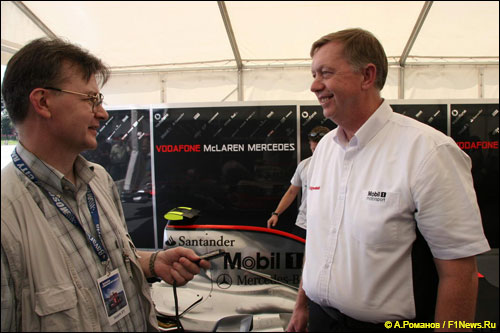 Харри Шэблом (Mobil 1) дает интервью F1News.Ru