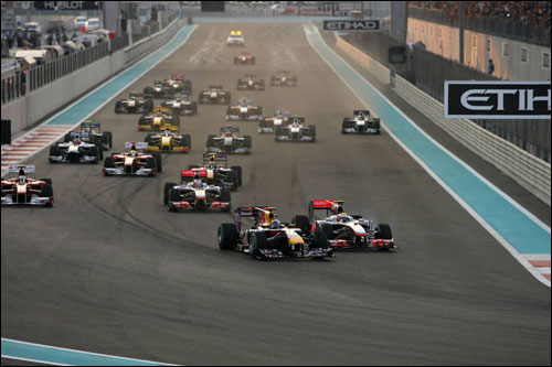 Старт Гран При Абу-Даби