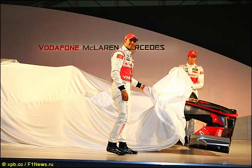 Прошлогодняя презентация McLaren