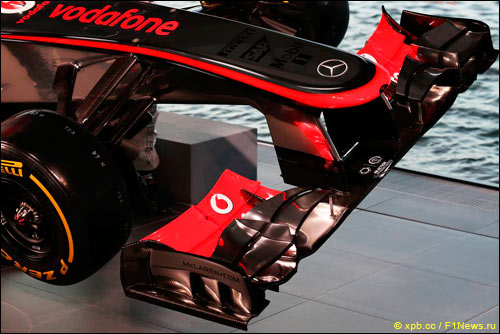 Передняя часть McLaren MP4-28