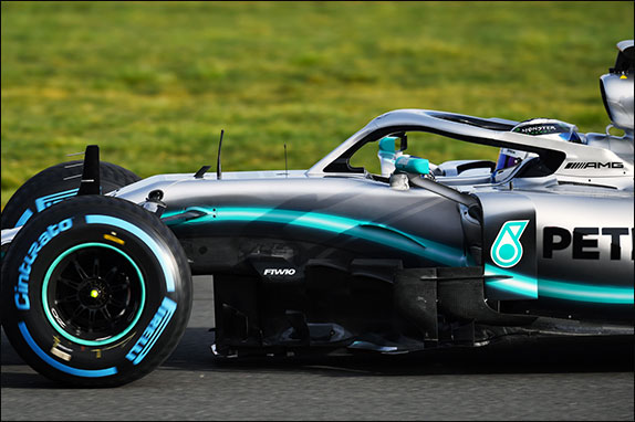 Валттери Боттас первым опробовал Mercedes-AMG F1 W10 EQ Power+