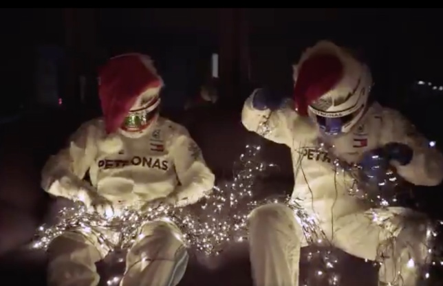 Кадр из рождественского видеоролика Mercedes