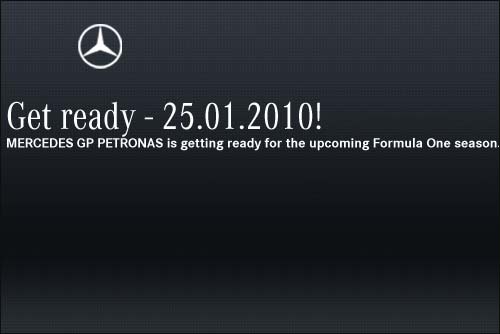Mercedes GP готовится к презентации