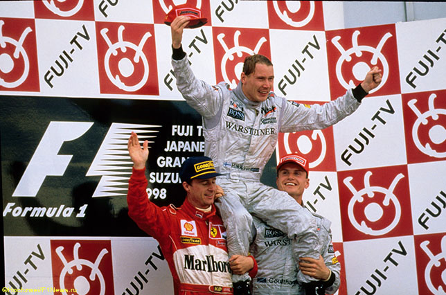 Мика Хаккинен - победитель Гран При Японии 1998 года на Сузуке