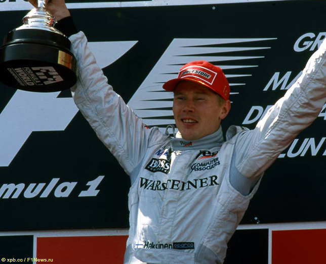 Мика Хаккинен – победитель Гран При Испании 1998 года