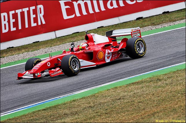 Мик Шумахер за рулём Ferrari 2003-GA