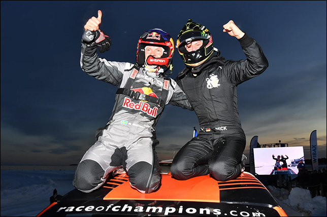 Маттиас Экстрём и Мик Шумахер. Фото: raceofchampions.com
