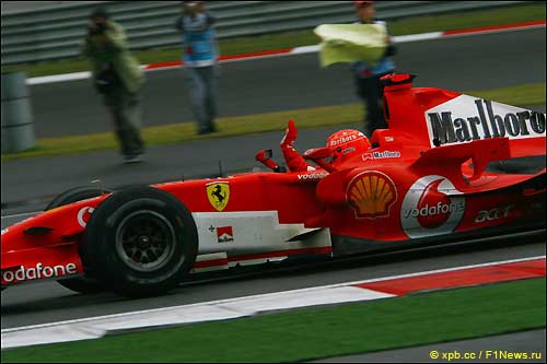 Михаэль Шумахер - победитель Гран При Китая 2006-го года