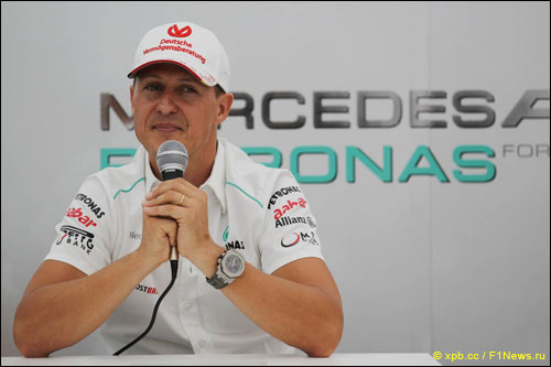 Михаэль Шумахер на Гран При Японии
