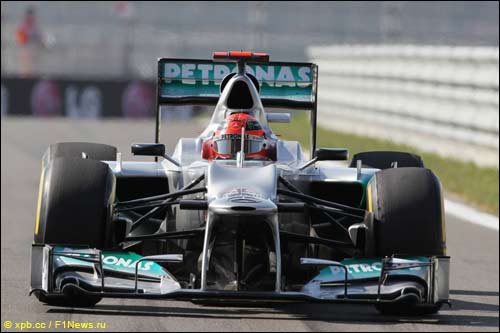 Михаэль Шумахер на Гран При Кореи