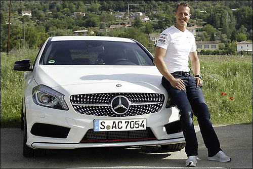 Михаэль Шумахер - посол бренда Mercedes-Benz