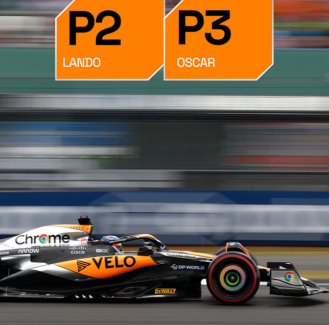 Пресс-служба McLaren сопроводила фото такой подписью: Болельщики, не трите глаза!
