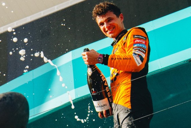 Ландо Норрис, победитель Гран При Майами, фото McLaren