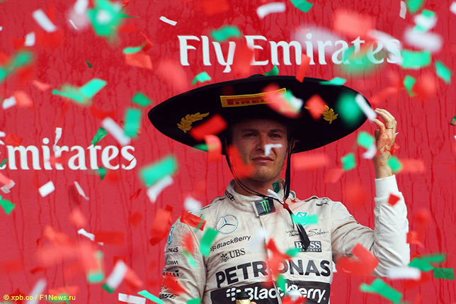 Нико Росберг - победитель Гран При Мексики 2015 года