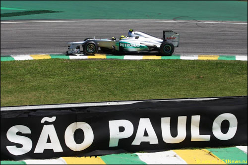 Нико Росберг в Гран При Бразилии 2012