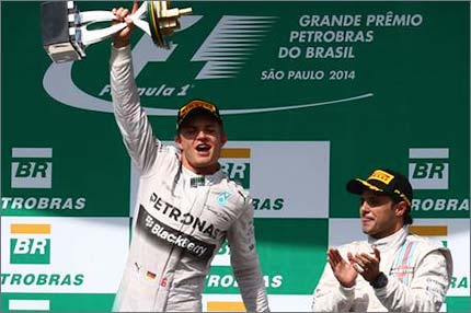 Нико Росберг - победитель Гран При Бразилии