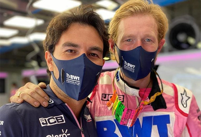 Серхио Перес и Майк Браун, его механик №1, фото из Instagram