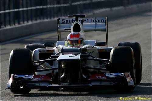 Серхио Перес за рулем Sauber C31