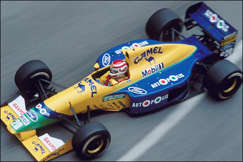 Нельсон Пике за рулем Benetton B191