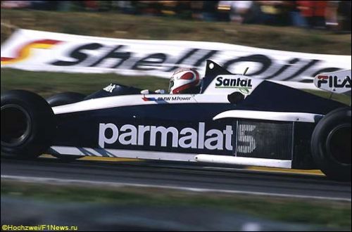 Нельсон Пике.  Brabham-BMW BT52B. Гран При Европы'83