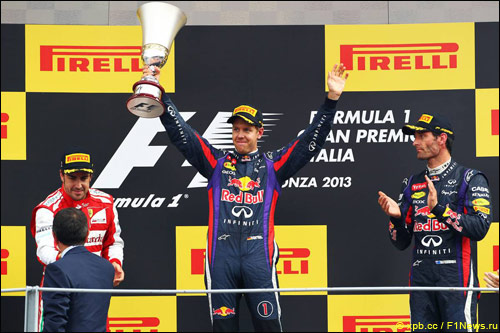Церемония награждения Гран При Италии, 2013 год