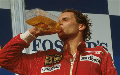 Победитель Гран При Австралии 1987 года Герхард Бергер
