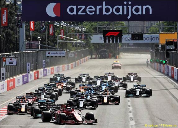 Старт Гран При Азербайджана