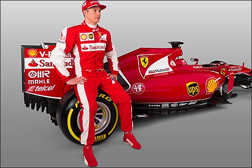 Кими Райкконен и Ferrari SF15-T