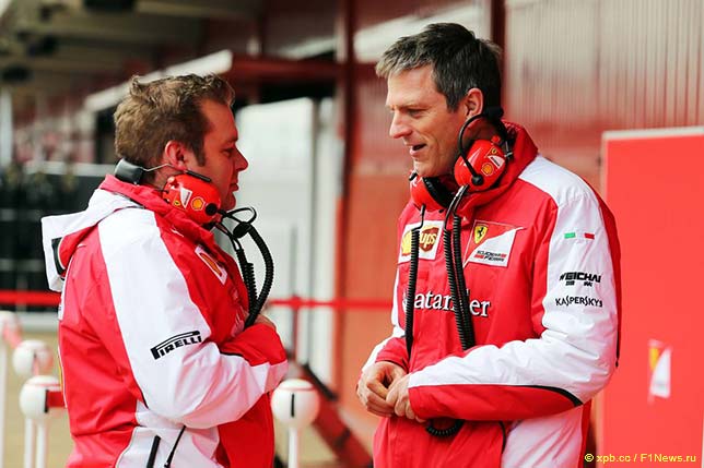 Дэйв Гринвуд и Джеймс Эллисон, технический директор Ferrari