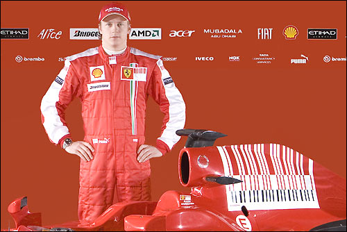 Кими Райкконен на презентации Ferrari F60