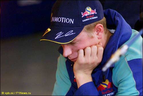 Кими Райкконен - гонщик Sauber, 2001 год