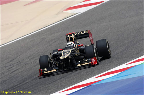 Кими Райкконен на трассе Гран При Бахрейна