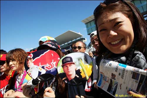 В Японии немало восторженных поклонников гоночного таланта Кими Райкконен