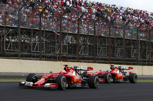 Гран При Бразилии. Гонщики Ferrari