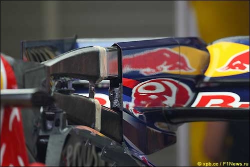 Новое заднее крыло Red Bull