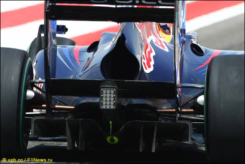 Диффузор на Red Bull Racing