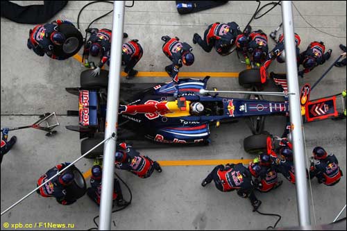 Пит-стоп Red Bull Racing